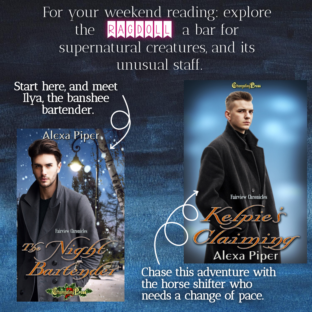 Kelpie and Bartender