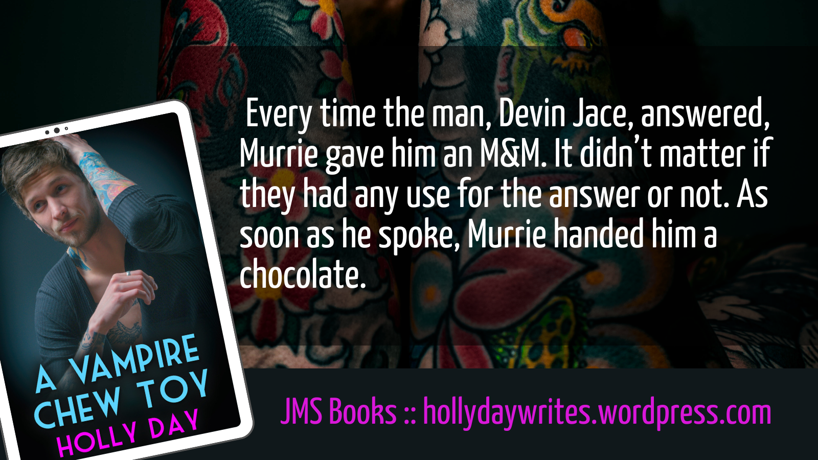 Handed him an M&amp;M