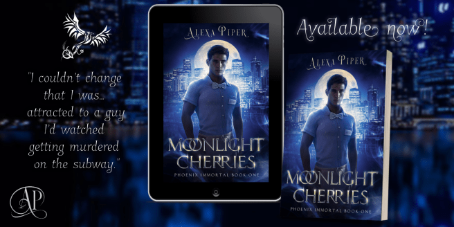 Moonlight Cherries_line and image